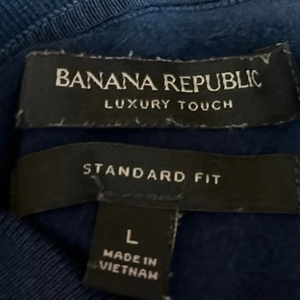 Banana Republic Luxury Touch Men's Red Short Sleeve Collar Polo Shirt Top Size L